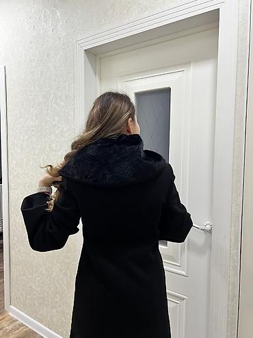 кашемировое пальто: Пальто, Зима, Кашемир, Короткая модель, Двубортная модель, С утеплителем, M — 6