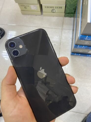 işləmiş kamera: IPhone 11, 64 GB, Qara