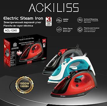Бытовая техника: №: 16441 Məhsulun adı: Ütü Ackiliss ACL-1245 Red Brend: Ackiliss — 1