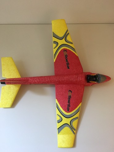 Igračke: PLAYMOBILE AVION 48 cm. Raspon krila - 50cm. Rasklopiv, pilot koji se — 5