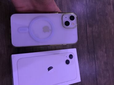 Apple iPhone: IPhone 13, 128 GB, Starlight, Simsiz şarj, Face ID