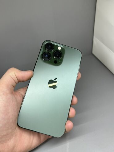 для воды: IPhone 13 Pro, Колдонулган, 256 ГБ, Alpine Green, 85 %