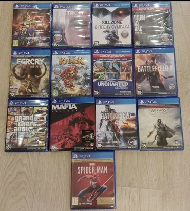 Техника для кухни: Playstation 4 ucun oyun diskleri orijinal disklerdi hamisi ideal