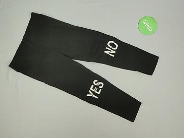 czarne dresy: Legginsy Sportowe damskie, rozmiar M — 2