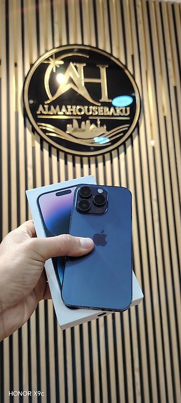 pro controller: IPhone 14 Pro, 128 GB, Deep Purple, Zəmanət, Simsiz şarj, Face ID — 1