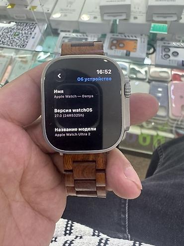 Акылдуу сааттар: Apple Watch Ultra 2 с прямоугольным дисплеем и титановым оттенком — 6