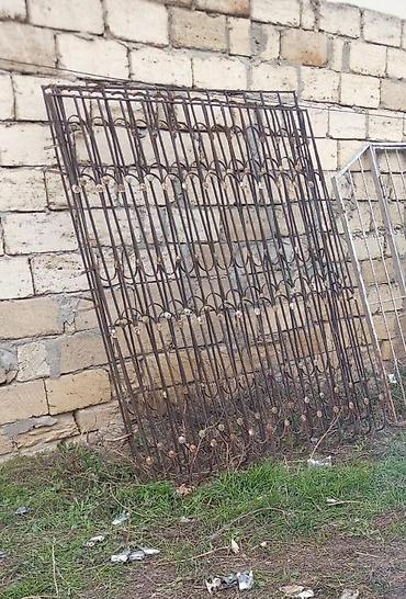 pəncərə barmaqlığı: Metall pəncərə barmaqlığı - Material: qalın metaldan qaynaqla — 1