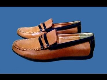 обувь мужской 41: Продаю кожаные новые мужские туфли/мокасины на 41 размер. На СМС не