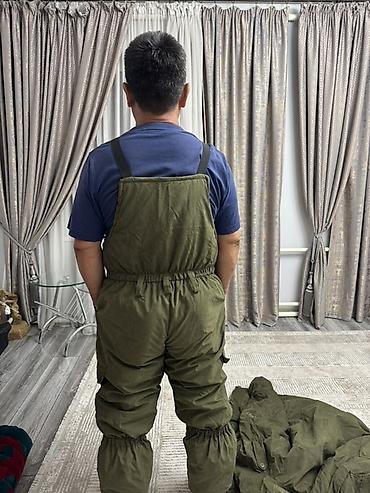 lacoste original: Зимний костюм для рыбалки/охоты, утеплённый, цвет хаки Состав — 3