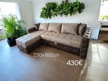 Ugaone garniture: Ugaona garnitura – Nameštaj Rilex - Dimenzije: 230 x 160 cm - Cena — 7