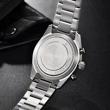 Ručni satovi: PAGANI DESIGN PD-1773 - 38mm - Plava - Seiko VH63 Potpuno nov muški — 19