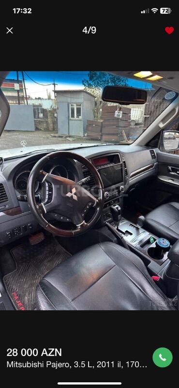 Mitsubishi: Mitsubishi Pajero: 3.5 l | 2011 il 170000 km Ofrouder/SUV -da lalafo.az — 6 Mitsubishi: Mitsubishi Pajero: 3.5 l | 2011 il 170000 km Ofrouder/SUV — 6