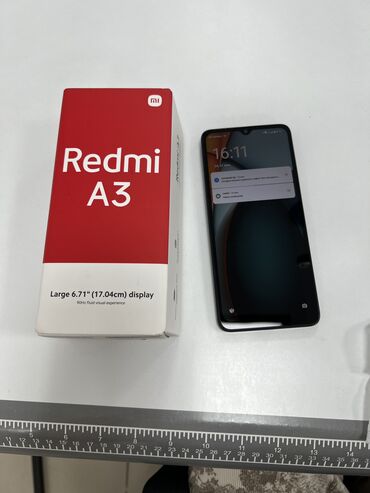 хонор x9c: Redmi, Redmi A3, Б/у, 128 ГБ, цвет - Черный, 2 SIM