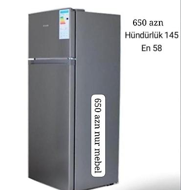 xbox satış: İki qapılı soyuducu - Rəng: boz/metallik - Üst qapı – dondurucu — 1