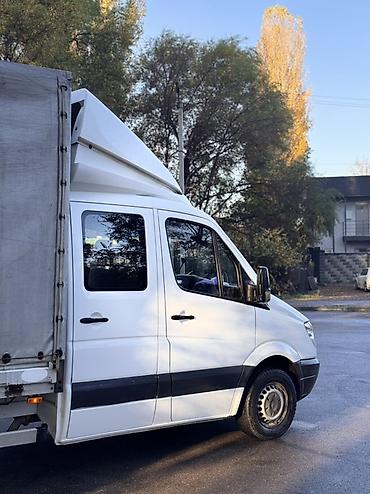 w210 e320: Mercedes-Benz Sprinter (двухрядная кабина) — тентованный бортовой — 4