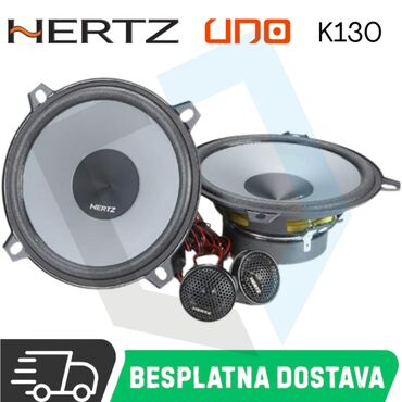 Ostala auto elektronika: Hertz Uno K 130 sistem ima 24 mm (0.9ˈ) membranu Neodimijum — 2