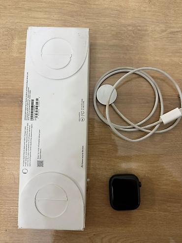 alminum kabel: Məhsul: Apple Watch series 10 46mm Jet black(qara kasa) + maqnit USB‑C — 1