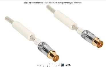 tisot sat: Schwaiger antenni koaksijalni kabl – IEC priključni kabl, 1,5 m - — 5
