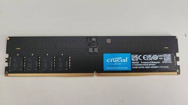 накопители crucial: Оперативная память, 32 ГБ, DDR5, 4800 МГц