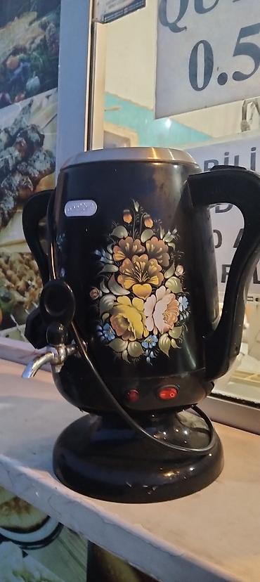 Elektrik samovar/çayçı – dekorativ çiçək naxışlı, kranlı model lalafo.az -da Elektrik samovar/çayçı – dekorativ çiçək naxışlı, kranlı model