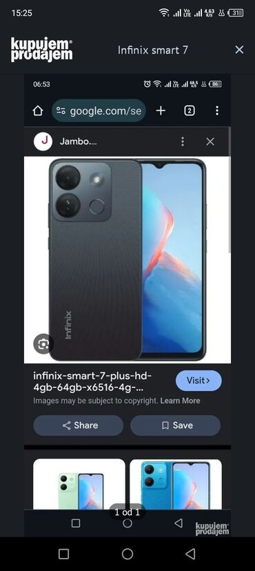 otkup telefona vrsac: Na prodaju infinix smart 7 jos u garanciji kupljen preko penzionera na