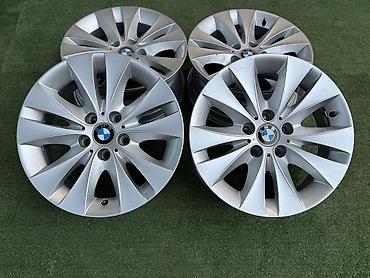210 4.3: Литые Диски R 17 BMW, Комплект, отверстий - 5, Б/у — 1