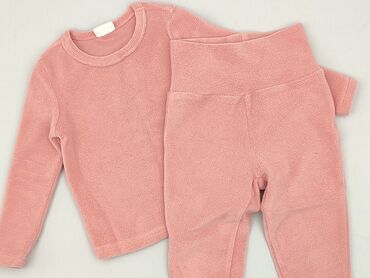 woskowane spodnie z wysokim stanem zara: Дитячий комплект одягу, Shein, 1,5-2 р., 86-92 см, стан - Дуже гарний