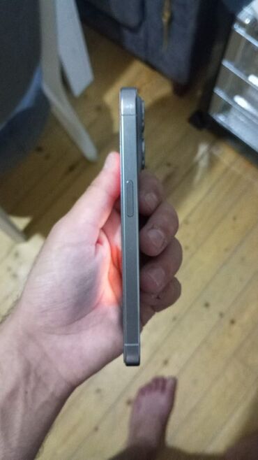sadə tel: IPhone 15 Pro, 128 GB, Natural Titanium, Face ID