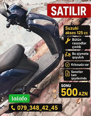 cc 80: Suzuki Access 125 cc skuter - Mühərrik: 125 cc - Model: Suzuki Access — 1