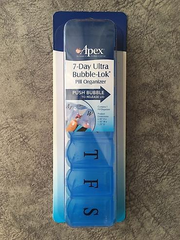 ultra: Həftəlik Tablet qabı
Apex 7-Day Ultra Bubble-Lok organayzer — 1