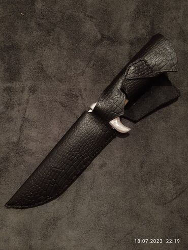 нож для самообороны: Кобура наременная для ножа. Ножны . Чехол для ножа. Натуральная