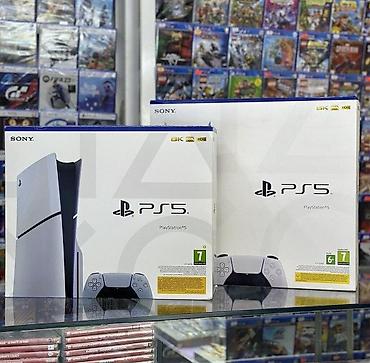 sony ses: Sony PlayStation 5 Slim 1TB ✅Taksit kartları (birkart, tamkart) ilə — 1