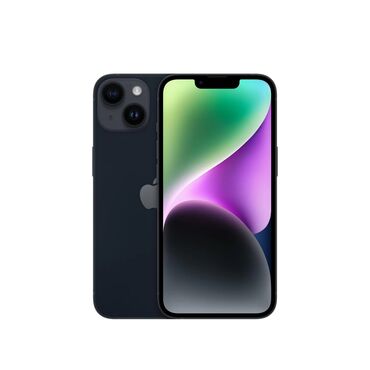 телефон fly ff282: IPhone 14, 128 ГБ, Black Titanium, Face ID, Беспроводная зарядка, С документами