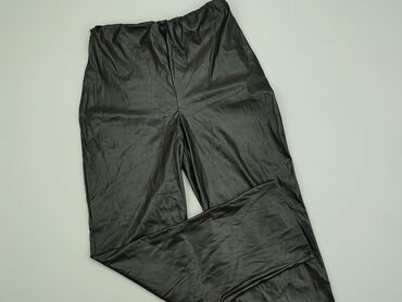 Spodnie L (EU 40), stan - Idealny, wzór - Jednolity kolor, kolor - Czarny