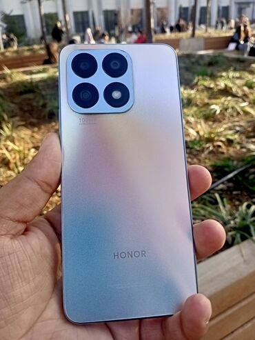 Honor: Honor X8a, 128 GB, rəng - Gümüşü, Simsiz şarj