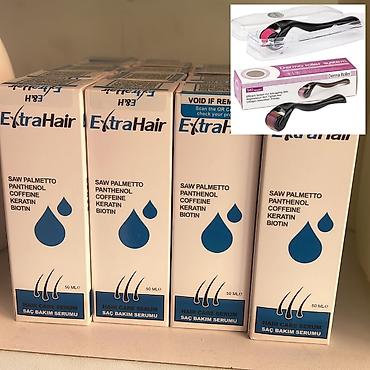 beard oil vitamin c: ExtraHair Saç Baxım Serumu + Derma Roller Məhsul təsviri: - ExtraHair — 1
