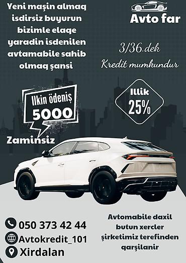 Avto far – avtomobil krediti xidməti - İstənilən avtomobilə sahib lalafo.az -da Avto far – avtomobil krediti xidməti - İstənilən avtomobilə sahib