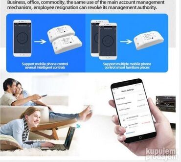 Elektro materijal: Smart Home WiFi Prekidač 10A 2200W (Smart Home TH10A) 🔌 — 8