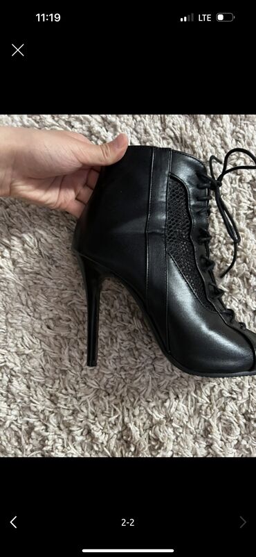 черные туфли: Туфли 37, цвет - Черный