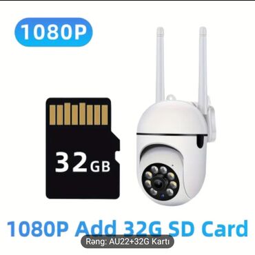 Videomüşahidə: 32 gb kart hediyye istenilen yerden telefonla izləmə. sadəcə wifi