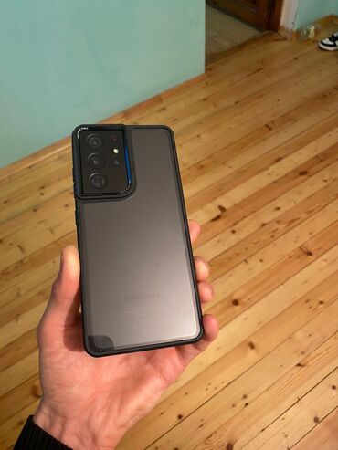 Samsung: Samsung Galaxy S21 Ultra, 256 GB, rəng - Qara, Simsiz şarj — 1