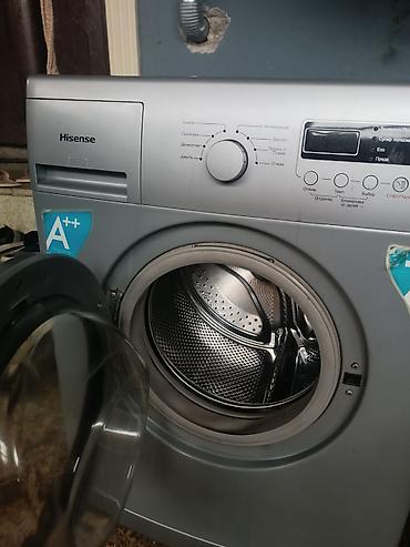 hisense wfea 6010: Paltaryuyan maşın Hisense, 7 kq, İşlənmiş, Avtomat, Qurutma var — 1