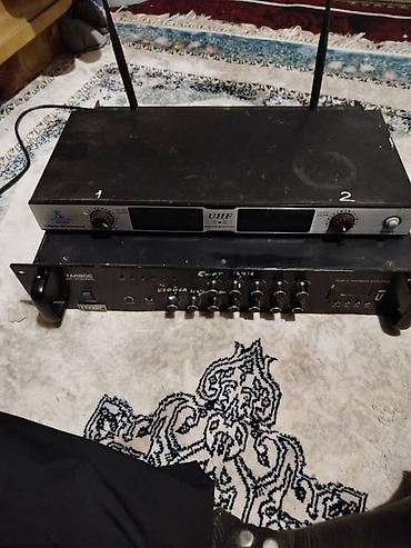 Усилители звука: Профессиональный усилитель-микшер TARBOC MP-VCM350L + UHF-приёмник — 13