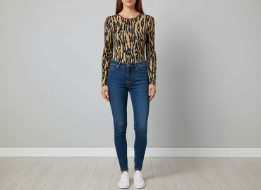 zolte rajstopy: H&M, Body damskie, rozmiar S