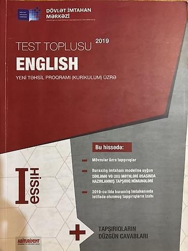 array informatika pdf 2026: Məhsul: “Test Toplusu – English (I hissə), 2019” – Dövlət İmtahan — 1