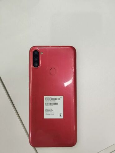 samsung a11: Samsung Galaxy A11, Б/у, 32 ГБ, цвет - Красный, 2 SIM