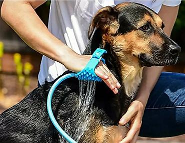 dsquared2 pet: Rukavica za kupanje i masažu kućnih ljubimaca sa crevom – Pet Bathing — 2