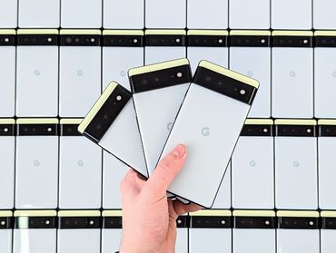 Мобильные телефоны и аксессуары: Google Pixel 6, Б/у, 128 ГБ, цвет - Зеленый, 1 SIM