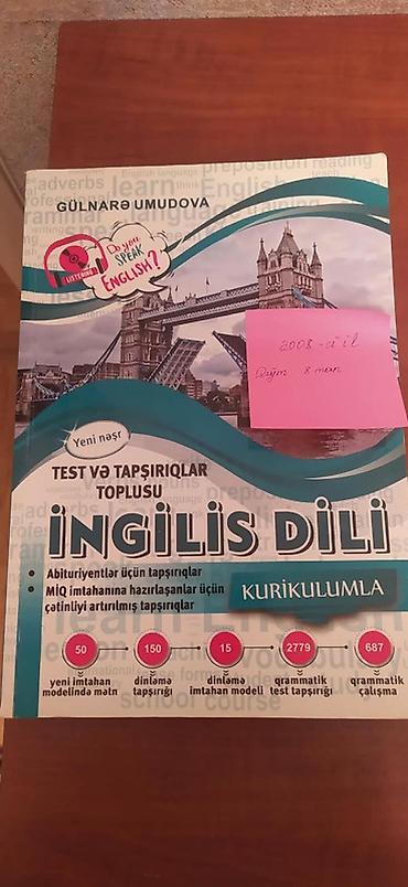 Testlər: Məhsul: “İngilis dili – Test və Tapşırıqlar Toplusu (Kurikulumla)” — 1