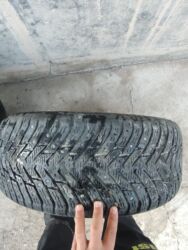 куплю шины бу бишкек: Дөңгөлөктөр монтажда 225 / 55 / R 16, Winter stud, Колдонулган, Комплект, Жеңил унаалар, Куйма, тешиктери - 5
